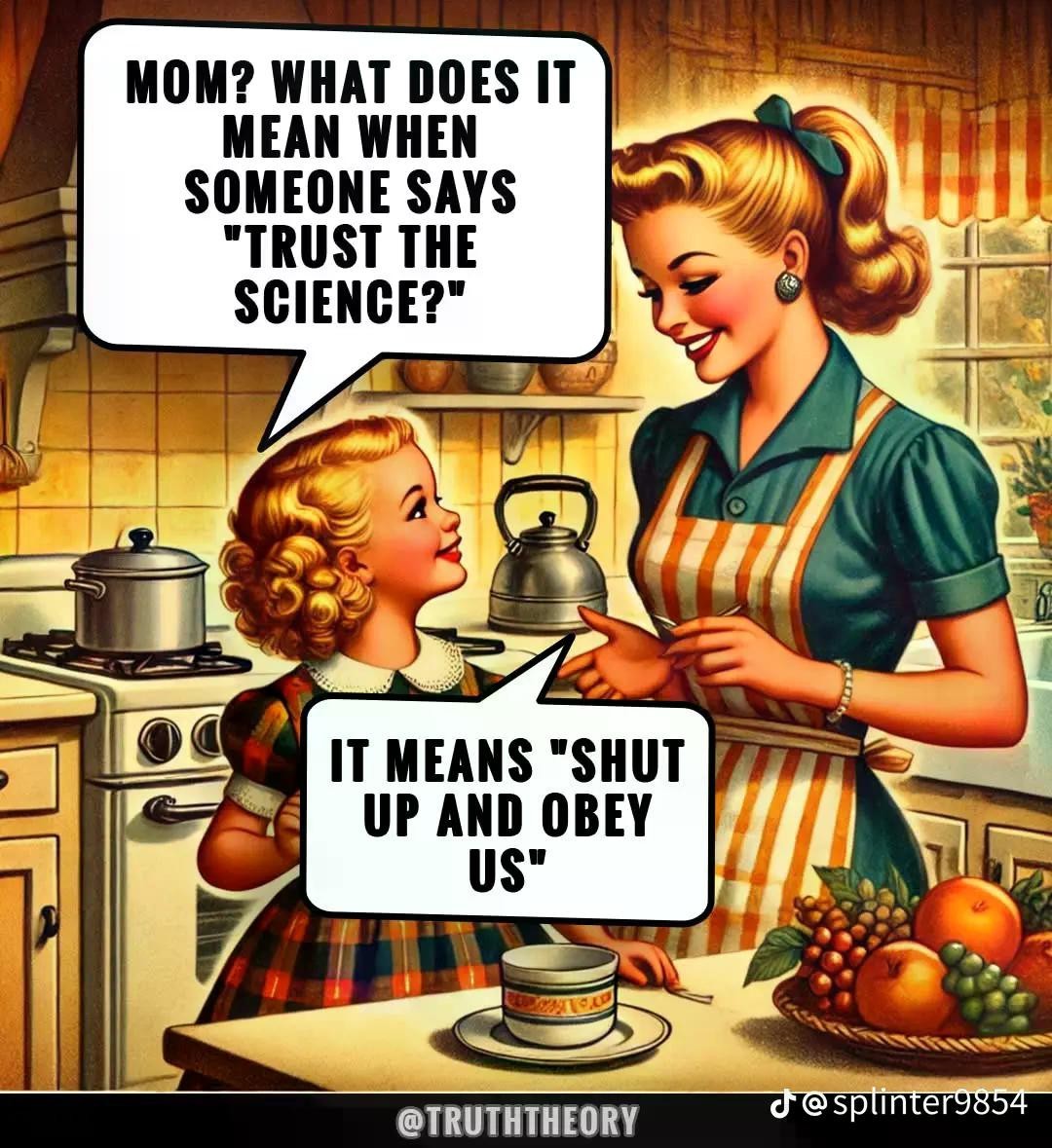 distrust the science